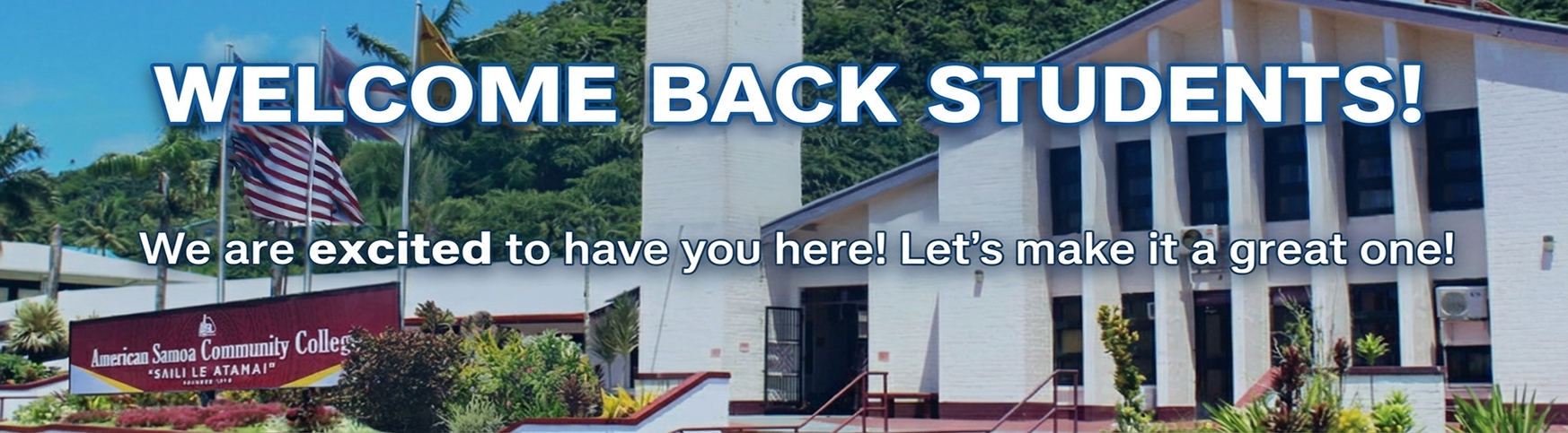 Welcome Back Students